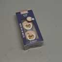 Bibs Pacifiers Color Collection, Set of 2 BPA-Free Latex Pacifiers Made in Europe, Round Nipple Baby Pacifier.