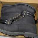 Work Boots for Men Waterproof Soft Toe Non Slip Comfortable Leather Workboots (1, Black)