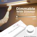 LED Under Cabinet Lighting Hardwired Or Plug in,32 Inch21W2100LM Super Bright,Dimmable with Dimmer,120V 5CCT 2700/3000/3500/4000/5000K, Linkable Cabinet Light,Under Counter Lights for Kitchen