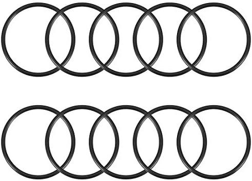uxcell Nitrile Rubber O-Rings 36mm OD 32mm ID 2mm Width, Metric Sealing Gasket for Automotive Machine Plumbing, Pack of 10