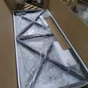 IBF 47 Inch Computer Desk, Rustic Home Office Desk for Writing, Industrial Wood Metal Executive Work Study Desk, Modern Simple PC Gaming Computer Table for Study Workstation, Rustic Oak