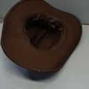 WAYCOM Western Cowboy Hat for Women: Wide Brimmed for Cowgirl - 2 Decorative Band for Men - Felt Hats for Party/Festival