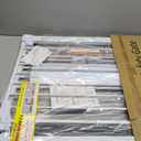 Cumbor 29.7-46" Baby Gate for Stairs, Toddler Safety Essentials for The House, Auto Close Dog Gate for Doorways, Mom's Choice Awards Winner-Easy Install Pressure Mounted Pet Gates for Dogs, White