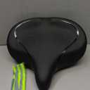 Bicycle Seat, Bike Seat for Women Men Extra Comfort Wide, Oversized Comfortable Seats Saddle for Peloton Bikes, Fit for Exercise Bikes, Electric Bikes, Mountain Bikes, Cruiser Bikes (Black)
