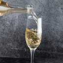 SHYRC Glass Champagne Flutes Set of 16, 6oz Classic Champagne Glasses, Sparkling Wine Glass, Champagne Flutes with Long Stem for Party, Wedding and Home - Clear