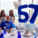 2 x Number 70 Balloons 40 Inch Navy Blue Balloons Decorations for Birthday Party, Engagement, Wedding, Celebrations, Graduations, Photo Shoot