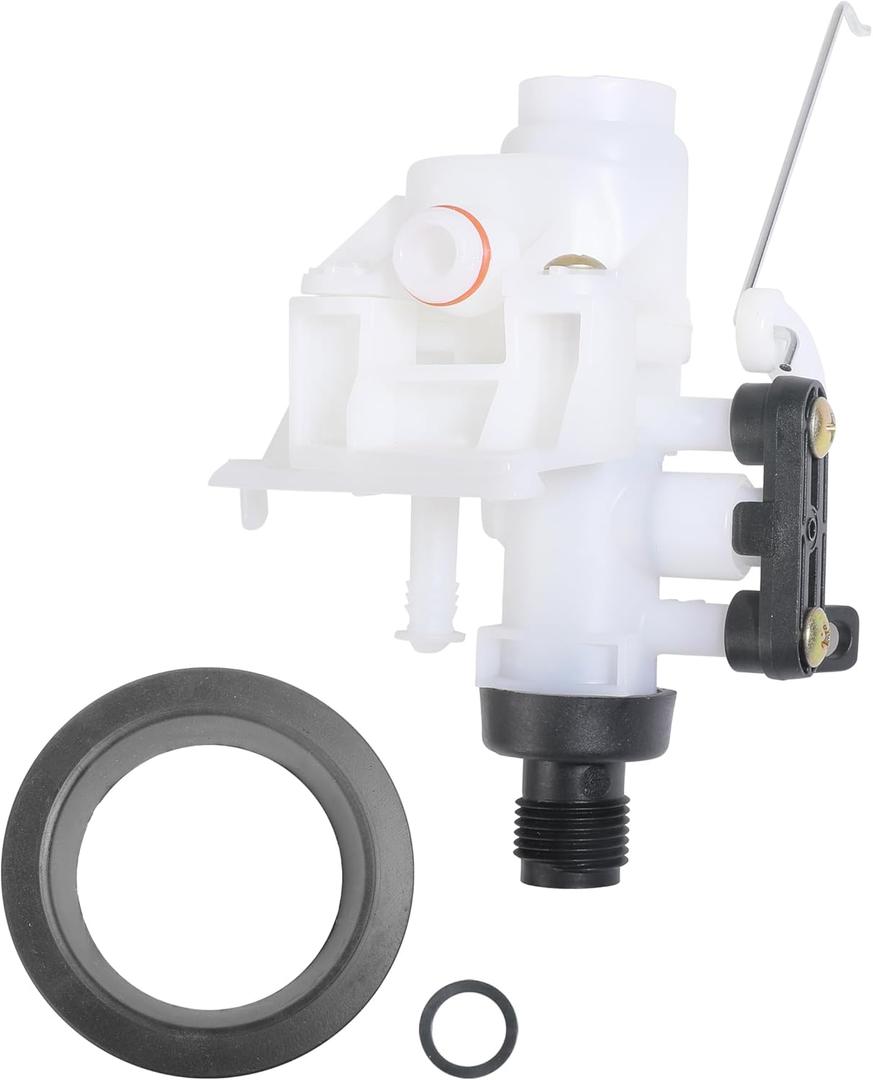 RV Toilet Valve,Car Accessories Camper Toilet Water Valve Kit,RV Parts Replacement,Fits All Aqua Magic V High and Low Models,Compatible with 31646,31647,31651,31653,31657,31658,31688,31687,Etc
