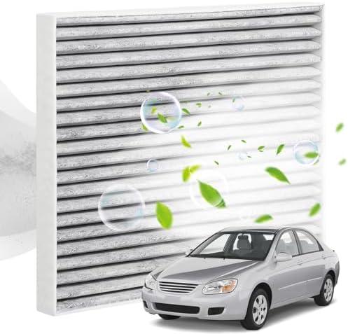 Pack Of 2 VEPAGOO Cabin Air Filter includes Activated Carbon for CP728 CF10728 Kia Forte Forte Koup Forte5 Rondo, Accent Elantra Except Touring Elantra Coupe GT
