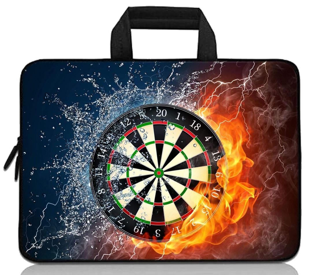 HYUTOTA 14 15 15.4 15.6 inch Laptop Handle Bag Computer Protect Pouch Holder Notebook Sleeve Neoprene Cover Soft Carrying Travel Case Fit Dell Lenovo Toshiba HP Chromebook ASUS Acer(Dart Fire)