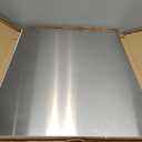Stainless Steel Cutting Board with Lip, Dishwasher Safe (23.6 x 19.7 Inch)