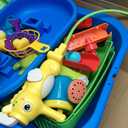 Toddler Water Table - Sensory Table for Kids with 28 Piece Sand Water Toy Set, Outdoor Water Play Table with Rain Shower Sprinkler, Summer Birthday Gift STEM Toy for Boys Girls Ages 3+