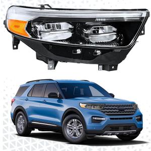 PENSUN LED Headlight Headlamp Assembly Fit For 2020 2021 2022 Ford Explorer XLT Limited Passenger Right Side