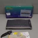 Firbon 12" Guillotine Paper Cutter with Hidden Ruler, Compact Heavy Duty 12-Sheet Capacity Trimmer for Cardstock, Photos, Scrapbooking, Office, Classroom, Studio (Gray)