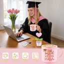 High School Graduation Gift for Her 2026, Congratulations Gifts for Women College, Class of 2026 Gift Box with The Tassel was Worth The Hassle Coffee Mug Congrats Card Crochet Flowers Potted Plant, 12 Ounces