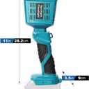 Portable utility lights1600LM Light Compatible with Makita 18V LXT Lithium Battery, 16W Work Light with USB Port, LED Work Light for Emergencies, Camping, Outdoor, Indoor(Battery not Included)