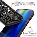 Magnetic for iPhone 13 Pro Magsafe Case Cute Aesthetic - Durable Fashion Funny Phone Case - Girly Leopard Pattern Print Cover Design for Woman Girl 6.1 inches Black