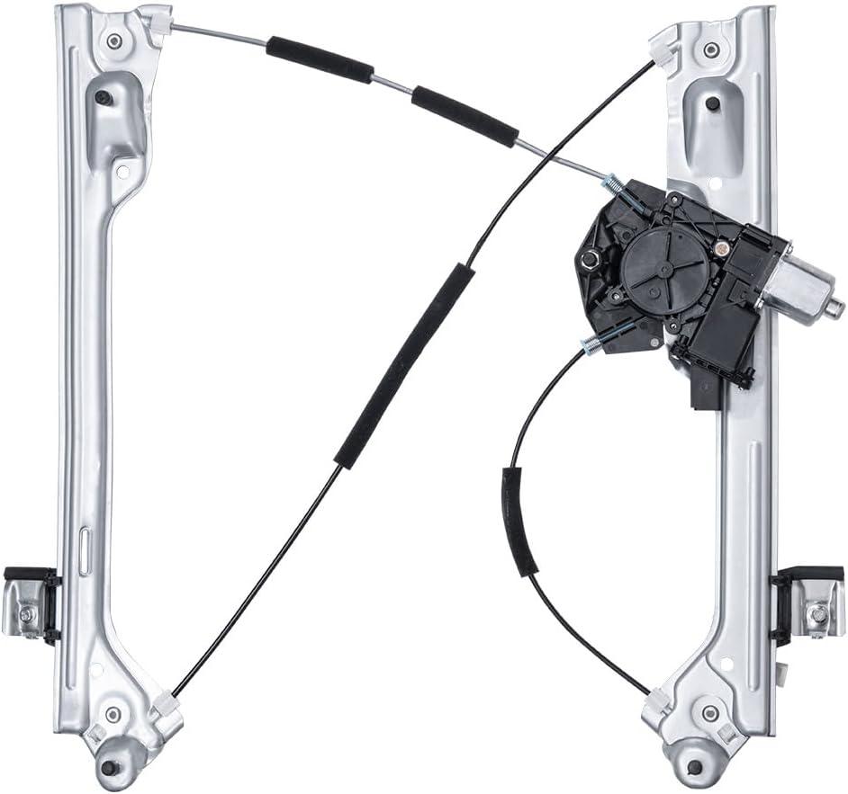 Power Window Regulator w/Motor Compatible with Cadillac Escalade/ESV & Chevrolet Silverado 1500/LD,2500 3500 HD Suburban Tahoe &GMC Sierra 1500/Limited Sierra,Yukon/XL Front Driver Side,Replace751-724