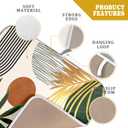 Boho Leaves Dish Drying Mat 16x18 inch Mid Century Absorbent Drainer Rack Mats Fast Dry Bottles Dish Dry Pad Protector Kitchen Accessories