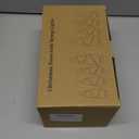 8 Pcs Mini Christmas Trees, 4 Sizes Artificial Christmas Bottle Brush Trees with Timer Fairy Lights Battery Powered Tabletop Tree Decoration (Warm White)