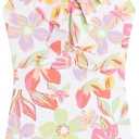 Kanu Surf Girls' Gianna Beach Sport Ruffle One Piece Swimsuit, Size 14