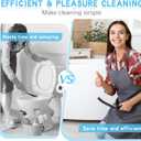 2 x Hard Bristle Crevice Cleaning Brushes for Household Use - 2025 New Thin Scrub Brush Set, Small Cleaner Tool for Narrow Spaces, Kitchen,Toilet, Bathroom,Window, Faucets, Car Gaps (Model 2)