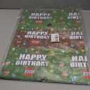 Pixel Party Decoration Gift Wrapping Paper, 12 Sheets Pixel Miner Theme Birthday party Supplies Wrapping Paper For Video Game Party, 20 x 30 Inch