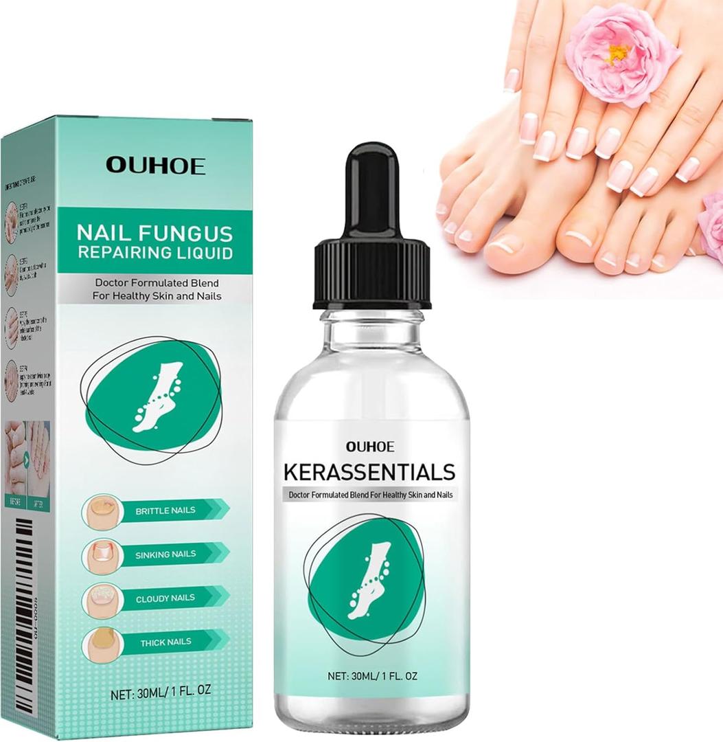 Nails Nutrient Oil,Toenail Oil,Nail Repair Solution, Nail Renewal Liquid For Damaged & Discoloration Nail (colorless 4PC)