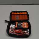 Universal Fuel Injector Tester Cleaner Tool Kit, 6 Size Cleaning Adapters 8 Pulse Modes Injector Tester 12V/5V Output Power Drive, 4 Wire Dual Channel DIY Fuel Injector Cleaner Tools