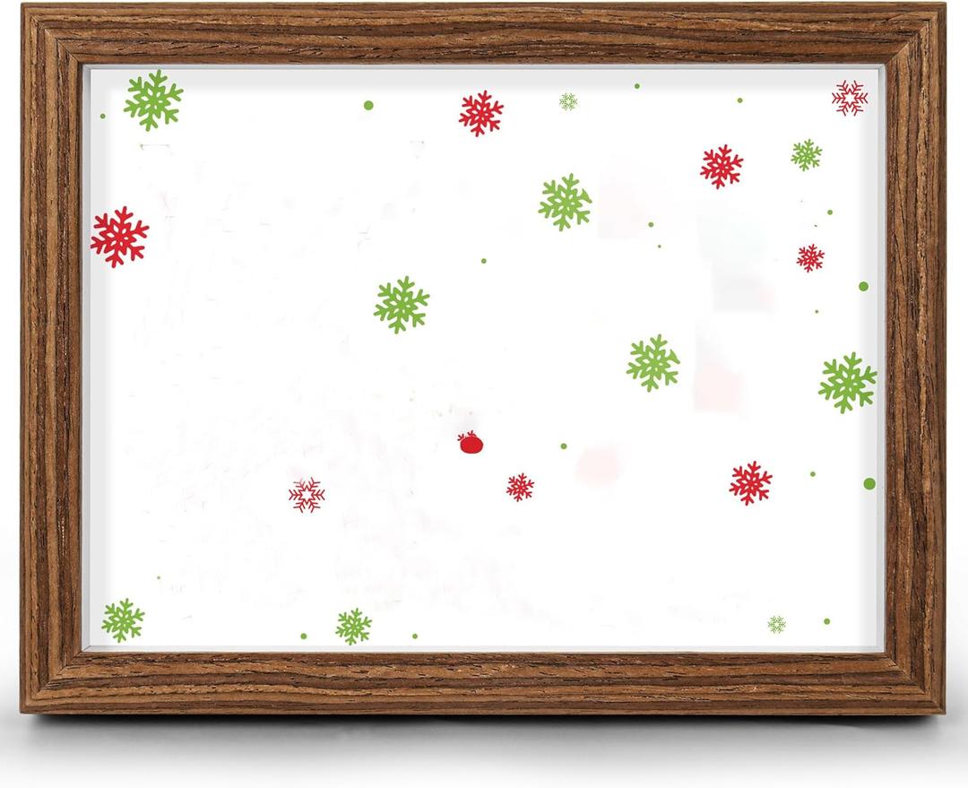 Christmas Wall Decor Table Decorations Picture Frames 6 * 8 Inch, Xmas Display Wooden Sign Pictures Frame for Wood Tabletop Decorations Indoor Holiday Home Decor
