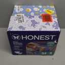 The Honest Company Comfort Dry Disposable Overnight Diapers for Sensitive Skin, Hypoallergenic, Baby Cozy Cloud and Star Signs Design Club Box Size 6 (35 lbs) 34 Count