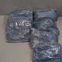 Newwiee 8Pcs Patio Cushion Covers Stretch Outdoor Cushion Cover Replacement for Patio Furniture Sofa Couch Slipcovers, Soft Flexibility Washable Furniture Protector(Waterproof Pure,Gray Blue)