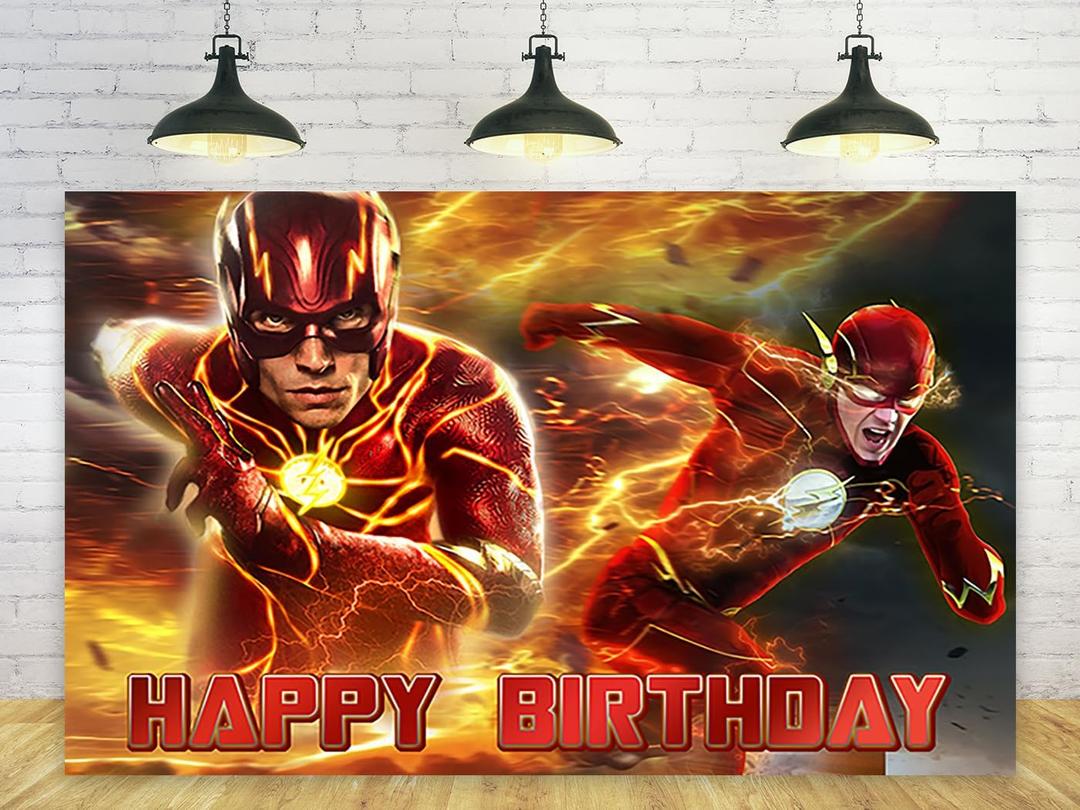 Backdrop for Birthday Party Decorations Hero Background for Baby Shower Party Cake Table Decorations Supplies Superhero Banner 5x3ft