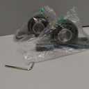 Eowpower 2 Pieces UCP205-16 Pillow Block Bearing 1 inch Inside Diameter Set Screw Lock