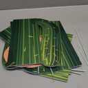 2 Pcs 3.3 Feet Large Boho Cactus Yard Stakes Signs Western Cowboy Party Jointed Cactus Sign Tropical Cacti Bohemian Green Botanical Decorations for Classroom Bedroom(Cartoon Style)