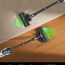 Cordless Vacuum Cleaner, 500W 45KPA 50Mins Stick Vacuum Cleaners for Home with LED Light, Self-Standing, Anti-Tangle Brush & 1.6L Dust Cup, Lightweight Vacuum for Pet Hair, Carpets, Hard Floors
