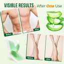 Wax Strips for Hair Removal Kit: 60 Pieces 40 Body & 20 Facial Waxing Strips for Face, Eyebrow, Arms, Legs, Underarm, and Bikini