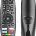 EC32V2HA EC40V2FA Remote Control Compatible with SANSUI/BLAUPUNKT/Caixun/ARRQW TV Replacement Controller with Netflix PrimeVideo YouTube Google Play Buttons (NO Voice Function)