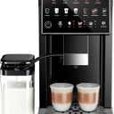 Milk Frother20 Bar Pressure, 15 Grind Settings, Touch Screen Control and Self-Cleaning Function for Espresso, Latte and Cappuccino missing pieces