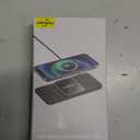 Magnetic Wireless Car Charger PadLOOSAU 15W for MagSafe Charger Non Slip Type C with 40W, for iPhone 17 Car Phone Wireless Charger Charging pad Fit for iPhone 16 15 Pro Max 14 13 12(1M Cable)