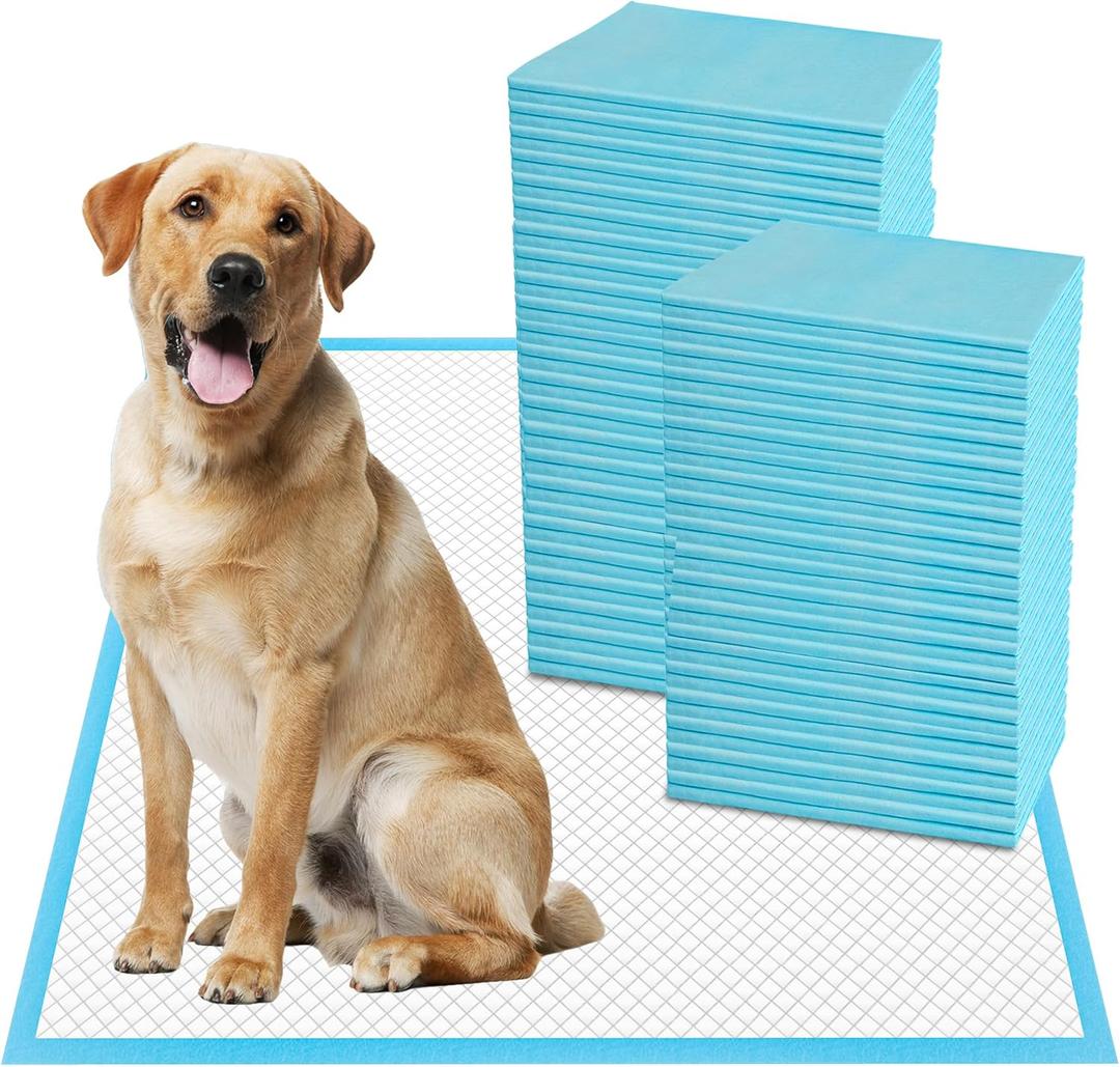 Boscute XXL Thicken 6 Layers Heavy Absorbent 30"x36" Pet Training Dog Pee Pads, Extra Large Polymer Leak-Proof Quick Dry Puppy Pee Pads, Disposable Pee Pads for Dogs Cats Rabbit (Regular)
