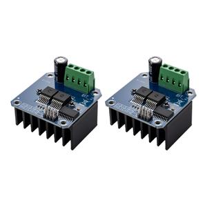 2-Pieces Set of BTS7960 43A High-Power Motor Driver Modules, Ideal for Arduino with Current Limiting Function and Suitable as Smart Car Driver Modules