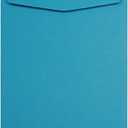 JAM PAPER 10 x 13 Open End Catalog Colored Envelopes - Blue Recycled - 25/Pack