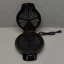 Mueller Heart 5 Waffle Maker, Waffle Iron, Adjustable Browning Control & Nonstick, Cool Touch Handle, Easy to Clean, Small Kitchen Appliances