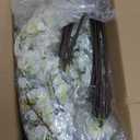 Giegxin 18 Pcs Artificial Cherry Blossom, 41" Faux Cherry Branches Spring Decor Indoor Silk Fake Flowers Long Stems for Tall Vase Table Home Wedding Business Spaces Decor(White)