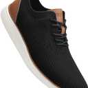 VILOCY Men's Casual Dress Sneakers Oxfords Business Mesh Breathable Walking Shoes Tennis Comfortable (13 Wide, Black)