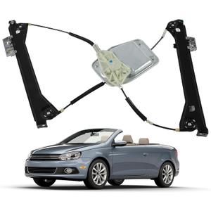 1Q0-837-462-G Power Window Regulator Front Right Passenger Side Compatible with VW Volkswagen Eos 2008-2016 Replace 1Q0837462G, 1Q0-837-462G, 1Q0-837 462 G.