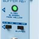 SONICAKE ABY Guitar Pedal, Mini AB Switcher with Buffer Switch, Ab Box Line Selector Guitar Effects Pedal, True Bypass - Buffer ABY