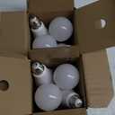 Dusk to Dawn A19 LED Light Bulb, 60W Equivalent, Efficient 9W, 900 Lumens, Automatic On/Off Sensor for Outdoor, E26 Medium Base, Frosted, 6500K, Cool Daylight - (Pack of 8)