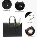 LOVEVOOK Laptop Tote Bag for Women, Office Work Bag Briefcase fit for Laptop, Large Capacity Teacher Bag Handbag