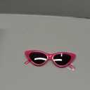 livho Retro Vintage Narrow Cat Eye Sunglasses for Women Clout Goggles Plastic Frame